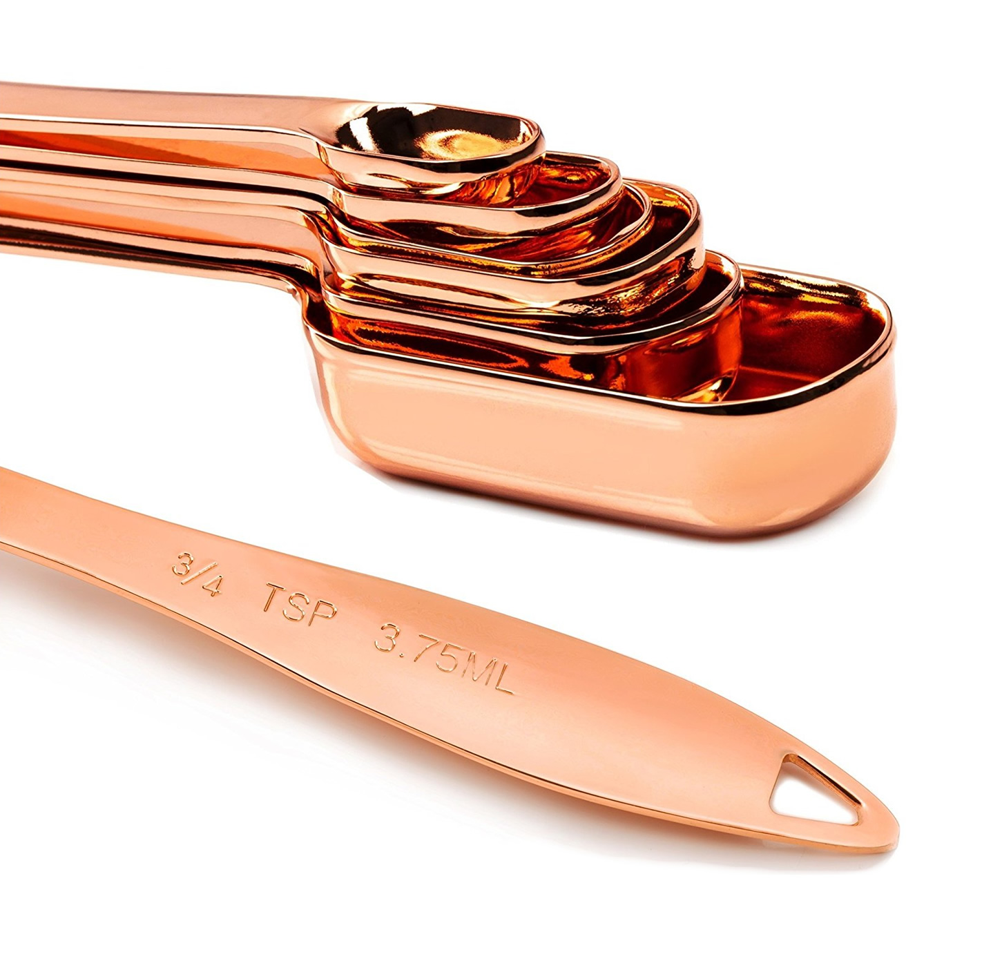 copper spoons